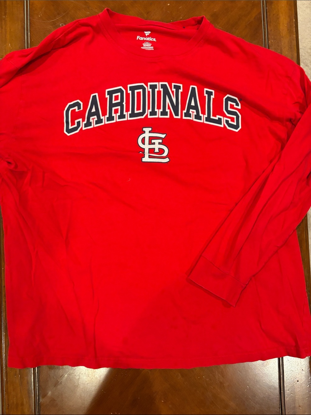 Fanatics Red St. Louis Cardinals Long Sleeve Tee
